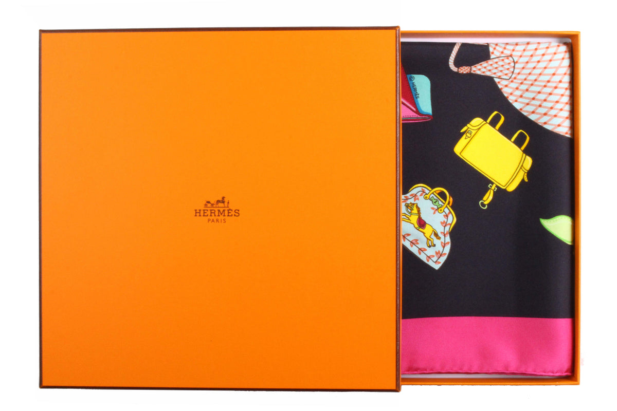 HERMÈS scarf “Albums de Colportage” by Isabelle Barthel – Vintage