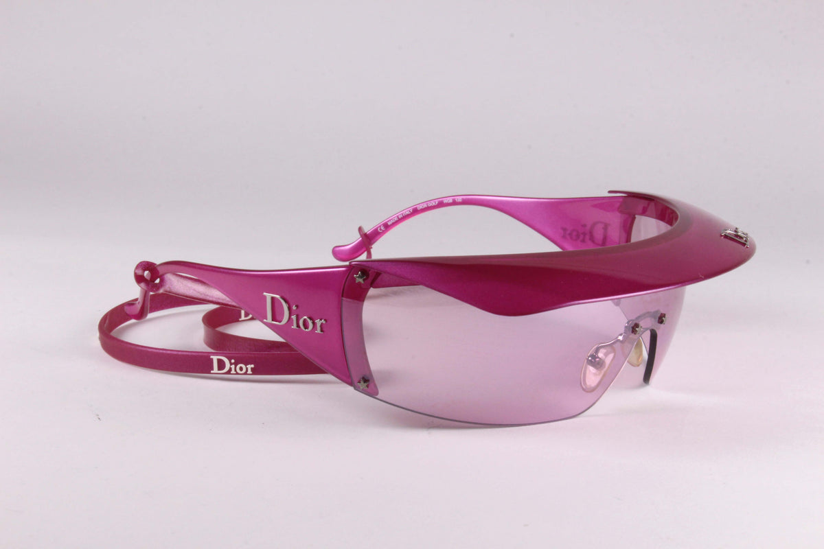CHRISTIAN DIOR 2000's Dior Golf pink sunglasses – Vintage Carwen
