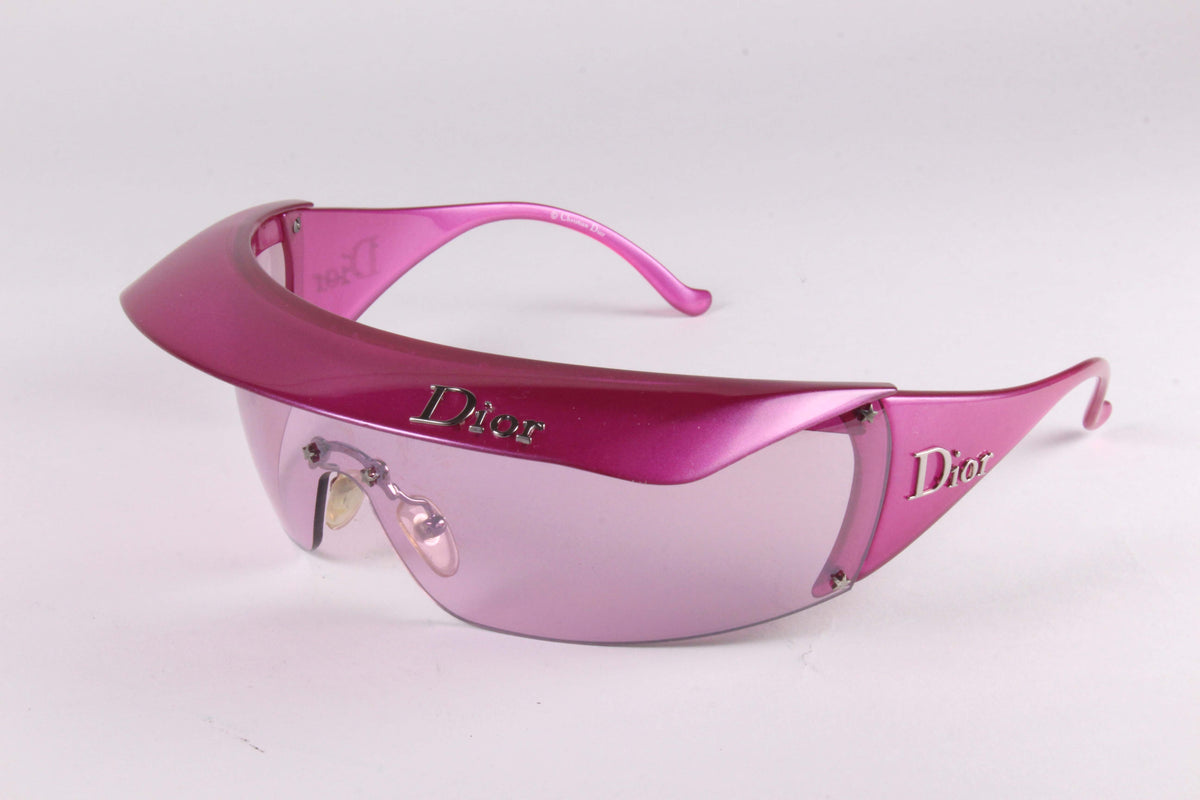 Christian Dior ヴィンテージ サングラス　ピンク CHRISTIAN DIOR 2000's Dior Golf pink sunglasses – Vintage Carwen
