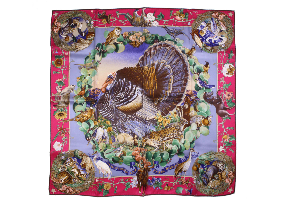 FauneetfloreduTexasHermesscarf