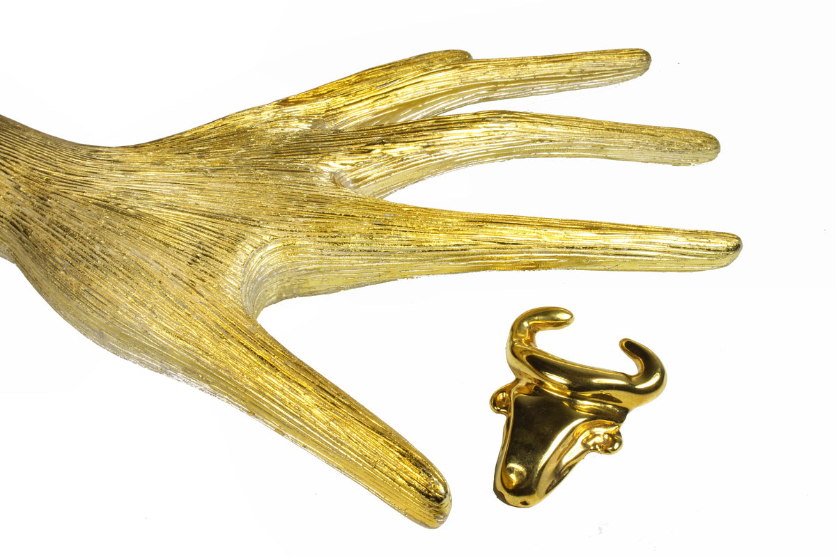 CHRISTIAN LACROIX bull head brooch – Vintage Carwen