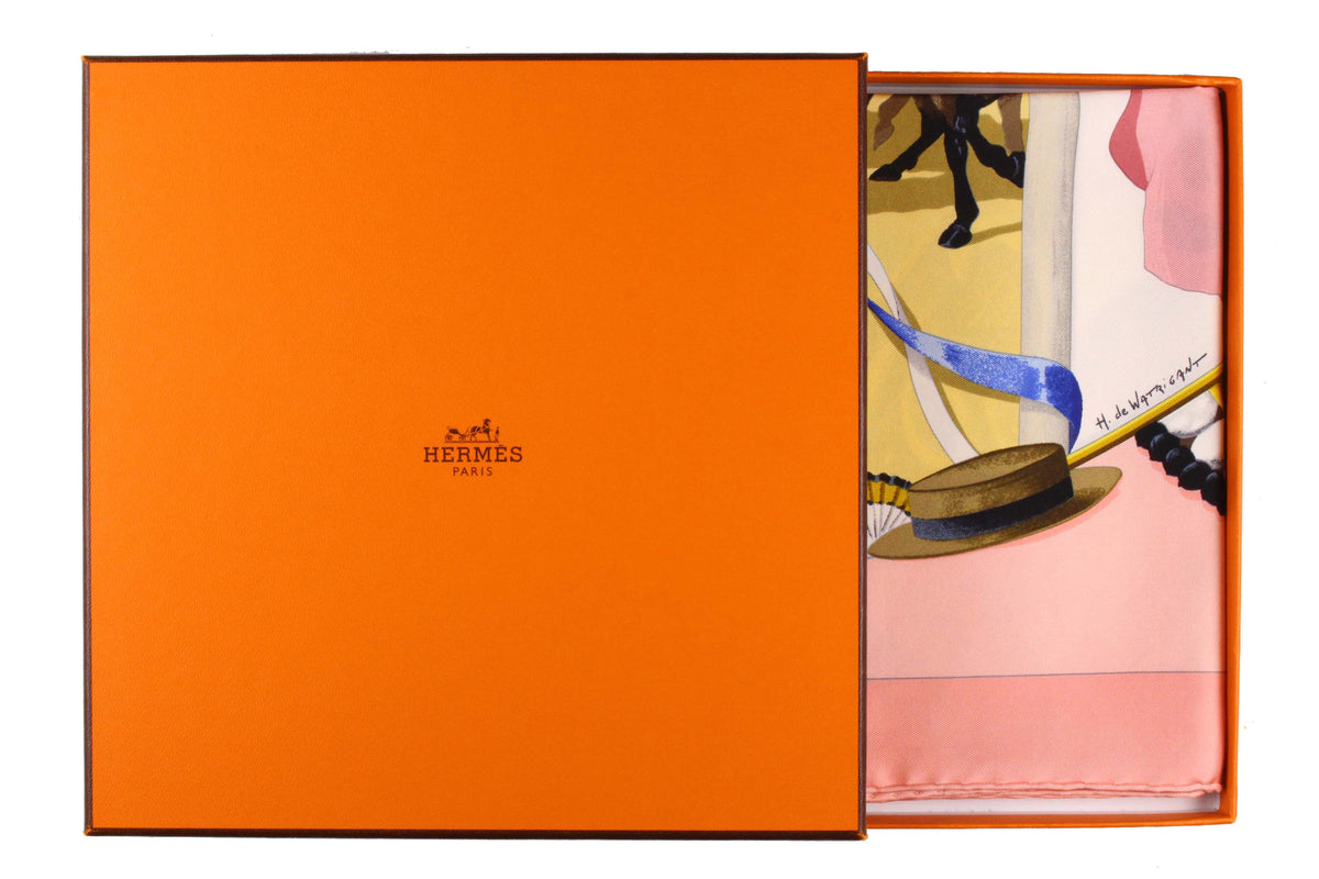HERMÈS scarf “Plaza de Toros” by Hubert de Watrigant