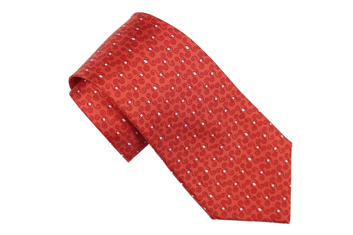 Cravate Kangourou HERMÈS Vintage En Soie 100% - Référence 7283ma, Multicolore, Occasion
