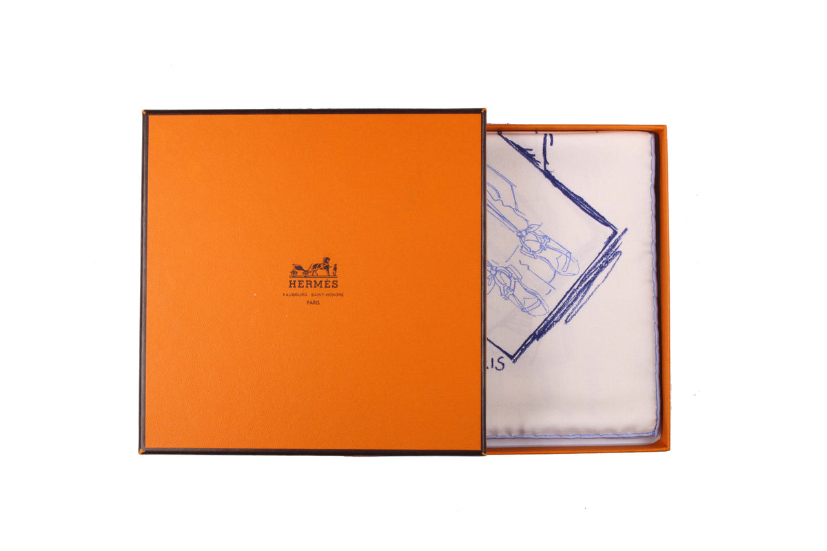 HERMÈS scarf 65 cm “Instructions Sur L'Art” by Sophie de Seynes