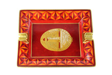 Hermès mask ashtray porcelain Africa theme