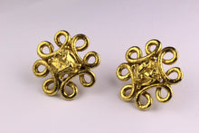 YVES SAINT LAURENT arabesque style earrings