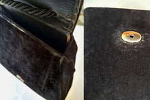 YVES SAINT LAURENT 1970s Opera Ballet Russes Collection suede bag