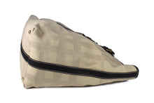 BURBERRY check canvas and leather tote bag