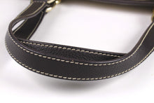 BURBERRY check canvas and leather tote bag