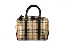 BURBERRY check canvas and leather laptop briefcase