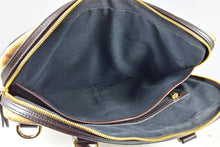 BURBERRY check canvas and leather laptop briefcase