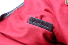 BURBERRY brown canvas and leather tote bag