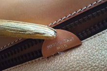 CELINE brown macadam monogram Trionphe canvas briefcase