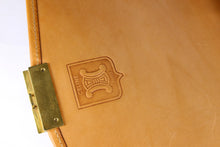 CELINE brown macadam monogram Trionphe canvas briefcase