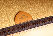 CELINE brown macadam monogram Trionphe canvas briefcase