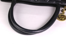 CHANEL Caviar Medallion black leather tote bag