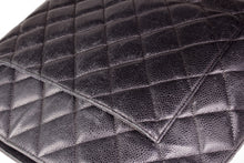 CHANEL Caviar Medallion black leather tote bag