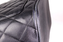 CHANEL Caviar Medallion black leather tote bag