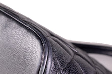CHANEL Caviar Medallion black leather tote bag