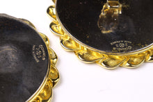 Chanel Fall 1991 Runway Logo disc earrings