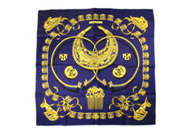 HERMÈS scarf “Les Cavaliers D'Or” by Vladimir Rybaltchenko