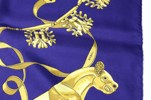 HERMÈS scarf “Les Cavaliers D'Or” by Vladimir Rybaltchenko