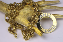 Chanel Fall 1991 Runway Logo disc necklace