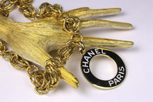 Chanel Fall 1991 Runway Logo disc necklace