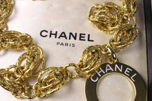 Chanel Fall 1991 Runway Logo disc necklace