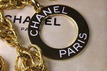 Chanel Fall 1991 Runway Logo disc necklace