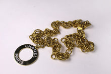 Chanel Fall 1991 Runway Logo disc necklace