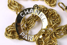 Chanel Fall 1991 Runway Logo disc necklace