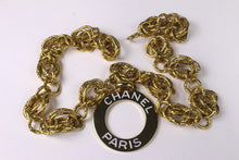 Chanel Fall 1991 Runway Logo disc necklace