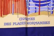 HERMÈS scarf “Charmes des Plages Normandes” by Loic Dubigeon