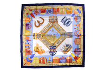 HERMÈS scarf “Charmes des Plages Normandes” by Loic Dubigeon