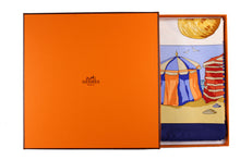 HERMÈS scarf “Charmes des Plages Normandes” by Loic Dubigeon