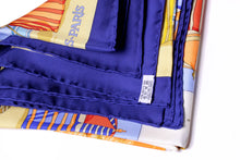 HERMÈS scarf “Charmes des Plages Normandes” by Loic Dubigeon