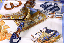 HERMÈS scarf “Charmes des Plages Normandes” by Loic Dubigeon