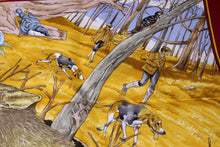 HERMÈS scarf “Chasse au Bois” by Carl De Parcevaux