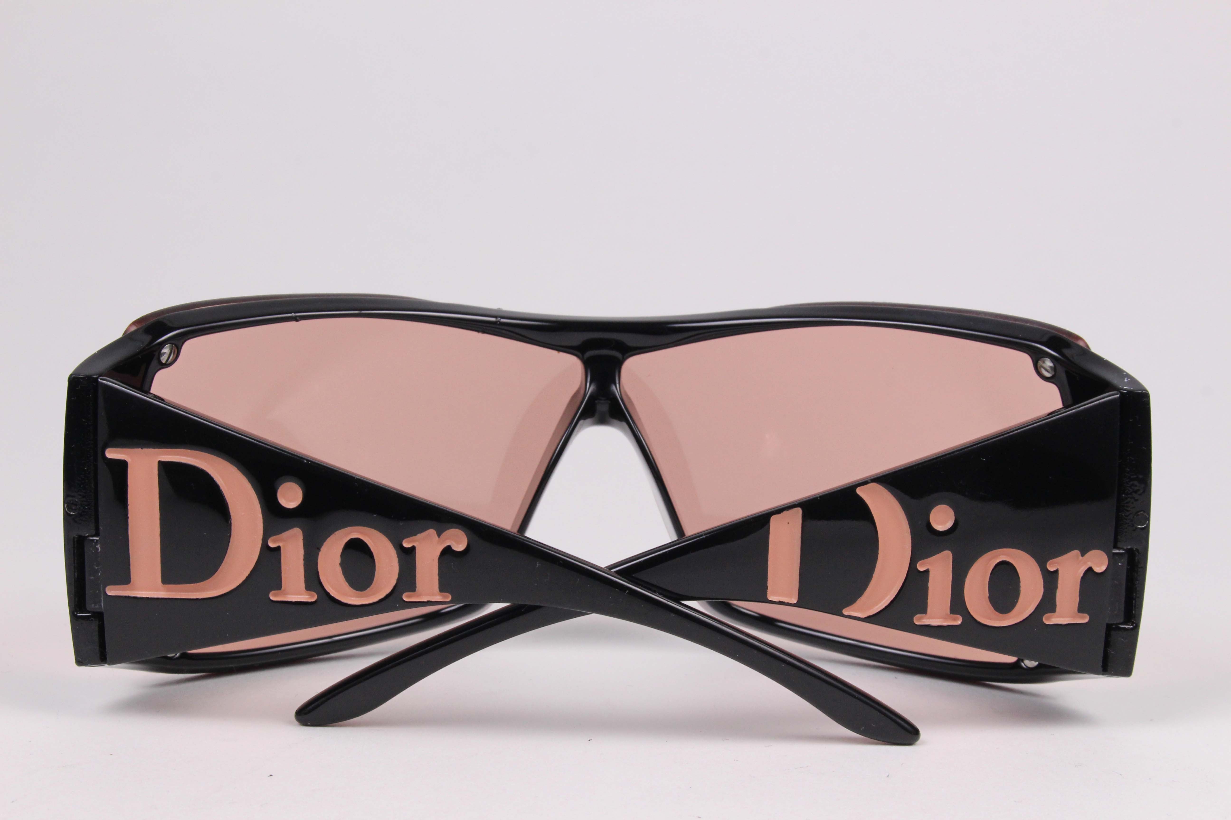 CHRISTIAN DIOR 2000's black sunglasses Overshine 2 – Vintage