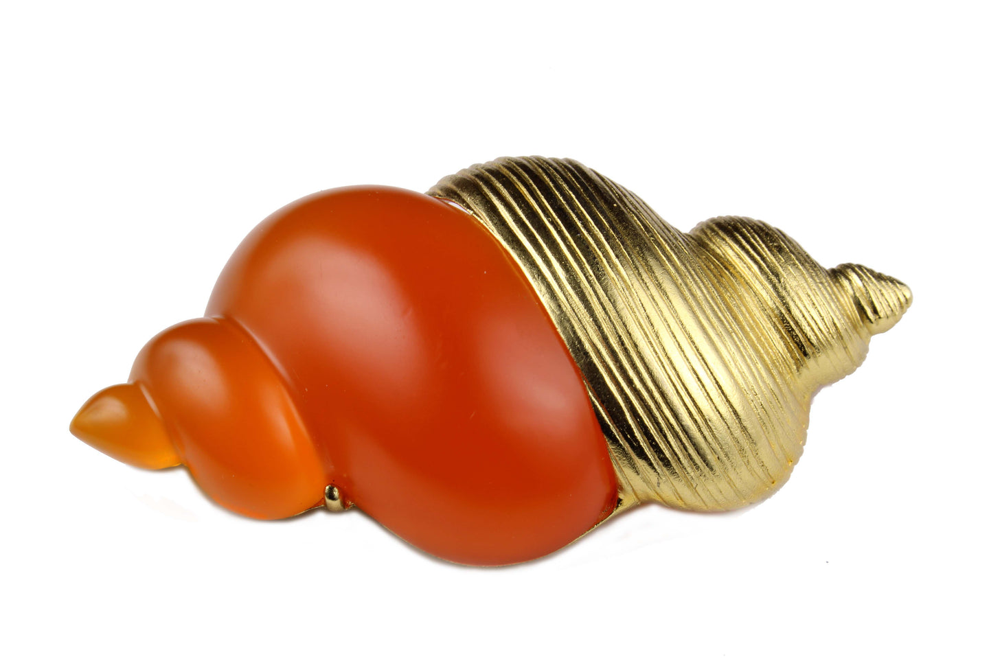 CHRISTIAN DIOR large shell brooch pendant