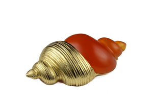 CHRISTIAN DIOR large shell brooch pendant