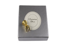 CHRISTIAN DIOR gold plated chair pin