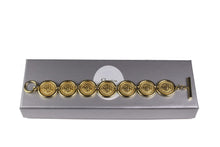 CHRISTIAN DIOR logo medallion link bracelet