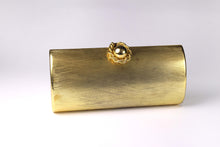 RODO brushed aged gold clutch purse