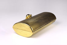RODO brushed aged gold clutch purse