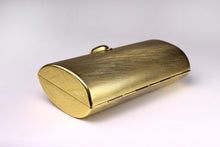 RODO brushed aged gold clutch purse