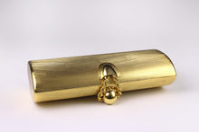 RODO brushed aged gold clutch purse