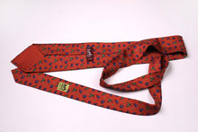 HERMÈS red ladybug silk tie