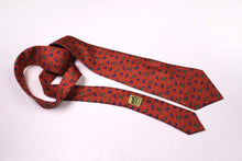 HERMÈS red ladybug silk tie